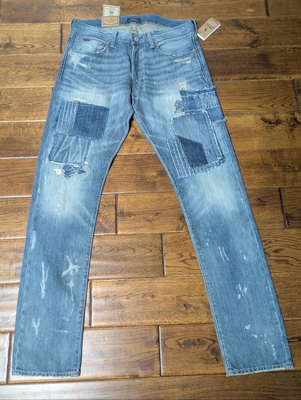 Ralph Lauren - Polo Sullivan Slim - Patchwork Jeans - New With Tags